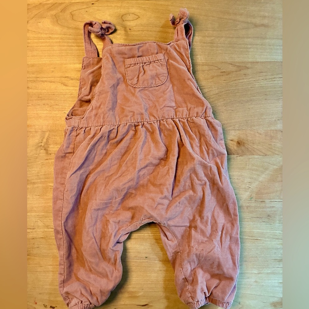 Pale pink cotton corduroy jumper